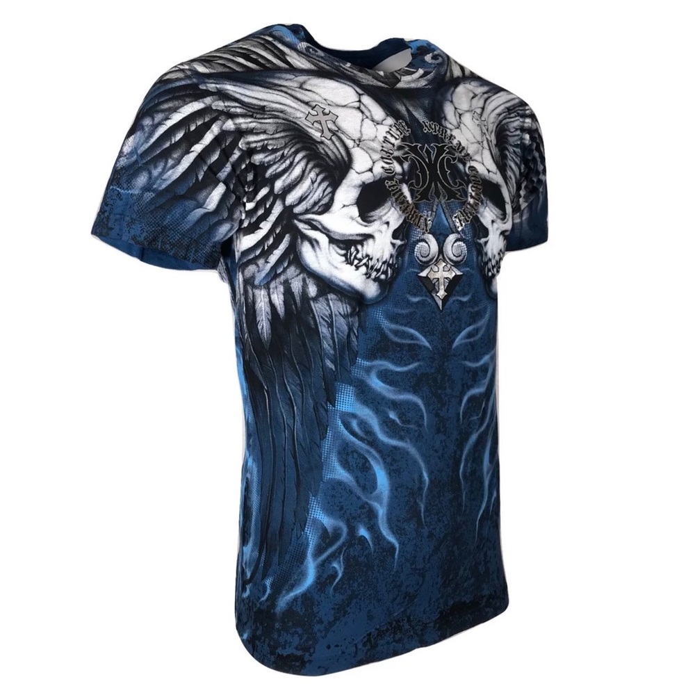 XTREME COUTURE by AFFLICTION T-Shirt SILENT SCREAM - Picture 6 of 8